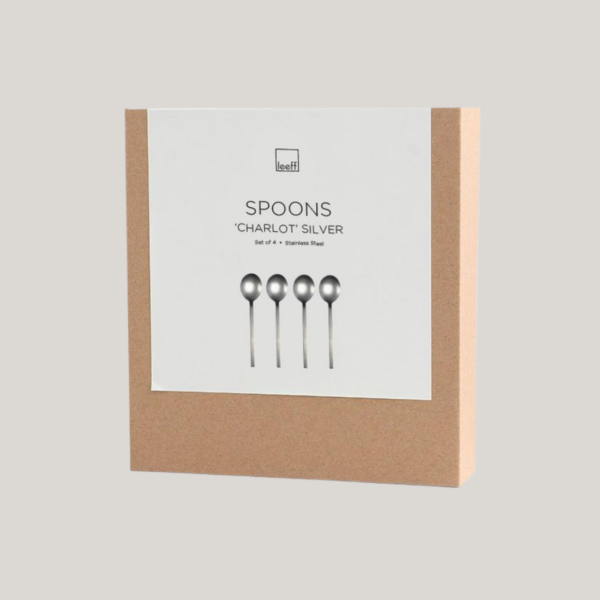 Leeff Spoons Charlot set of 4 silver - Afbeelding 2