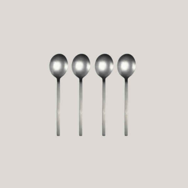 Leeff Spoons Charlot set of 4 silver
