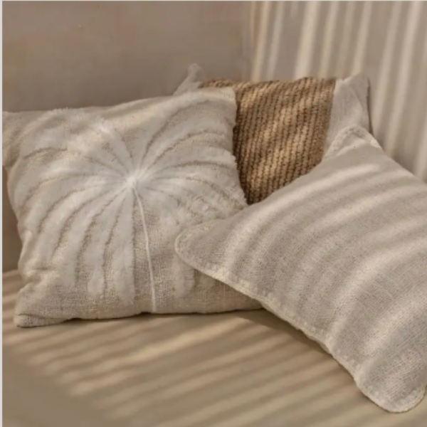 Kussenhoes Isla Palm  Natuurlijk wit - Afbeelding 2
