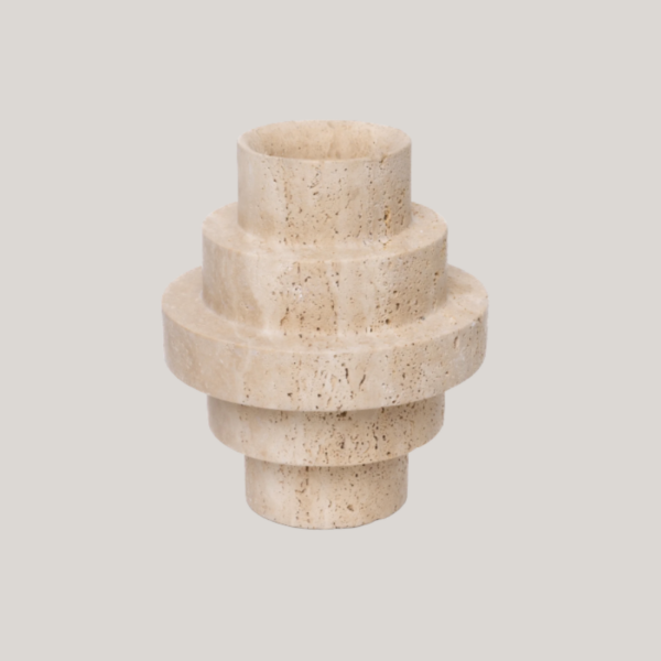 Travertine Agano Vaas M