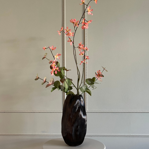 Vase Glass Brown