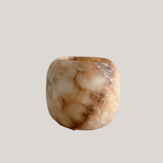 Waxinelichthouder Alabaster Medium