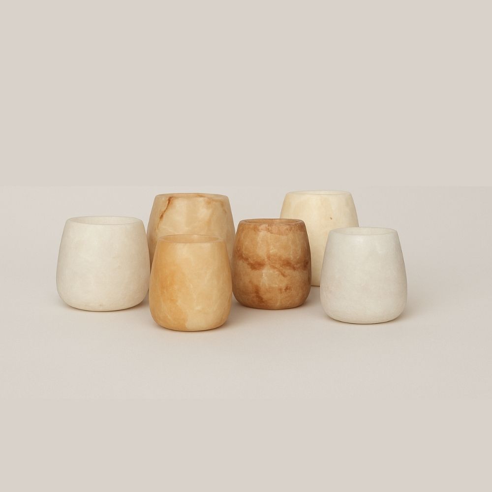 Alabaster druppel assorti